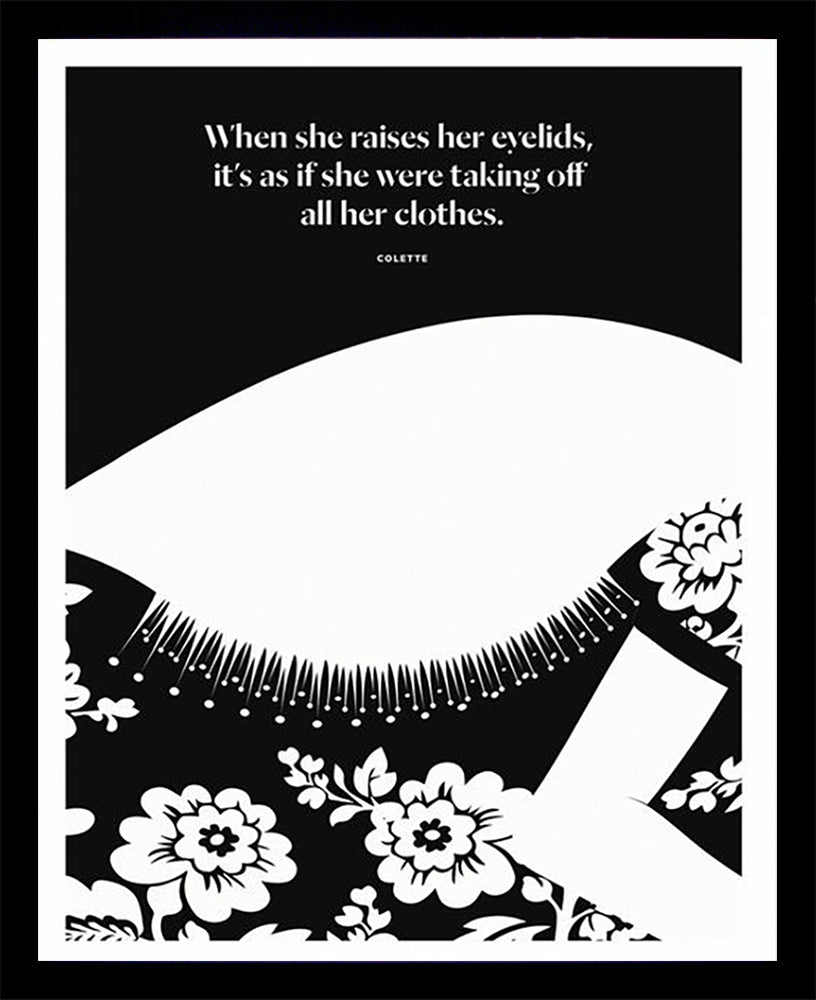 Colette - Raises Her Eyelids Black Box Frame