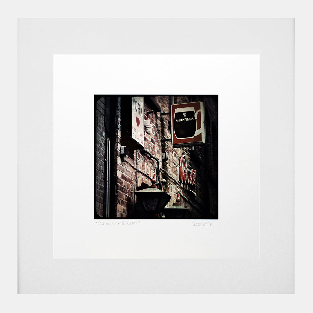 Belfast - Commercial Court-Available In One Size Only-White Box Frame (With Mount)