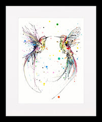 Print Ltd Edition Animals - Completely Yours Black Wide Box Frame