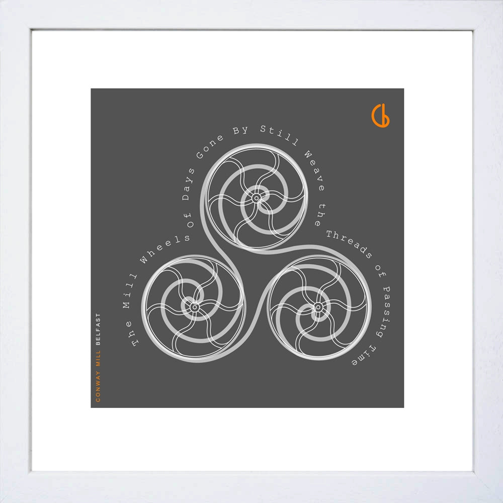 Belfast Conway Mill-15 x 15-Small Flat White Frame