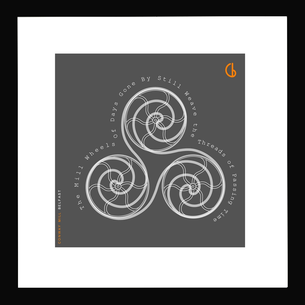 Conway Mill Belfast Black frame 15 x 15