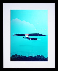 Copeland Islands Black Frame (With Mount)