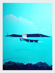 Copeland Islands White Frame (No Mount)
