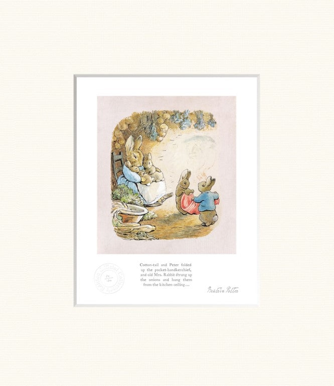 Peter Rabbit - Cotton-Tail and Peter - Unframed