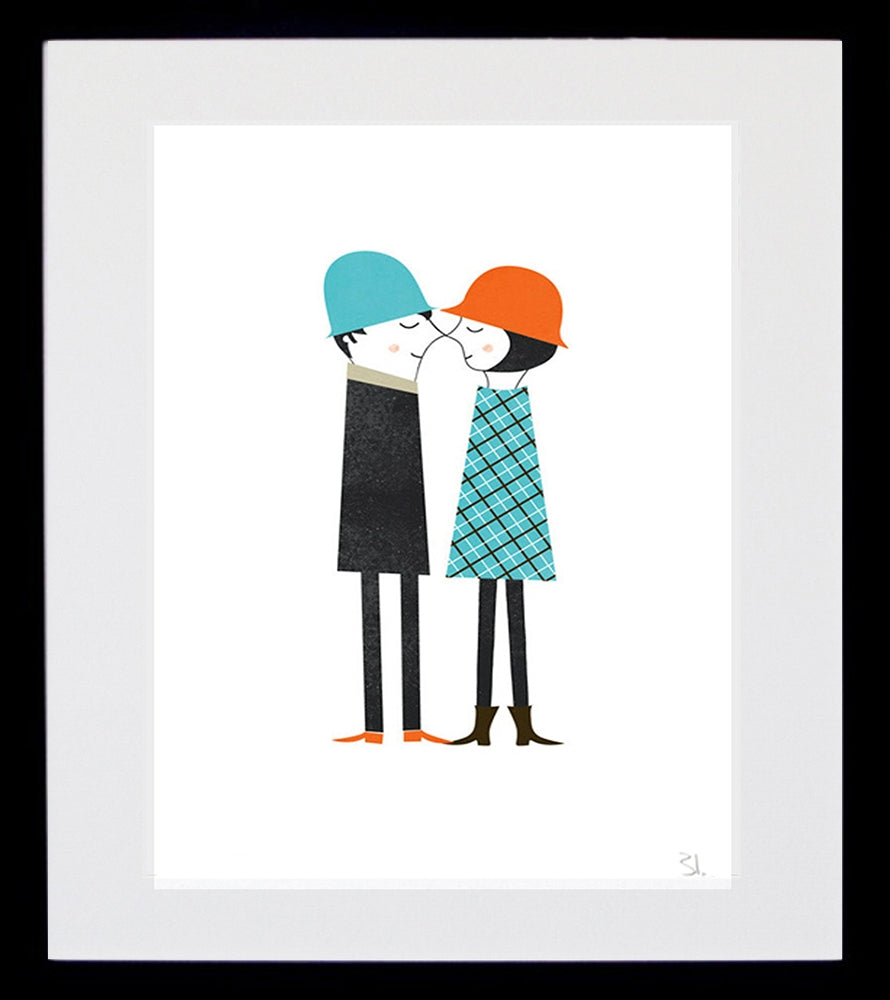 Couple II Black Frame