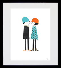 Couple II Black Frame