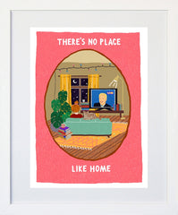Lockdown - There's No Place Like Home White Frame