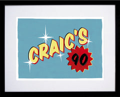 Northern Irish Slang - Craic's 90 Black Frame