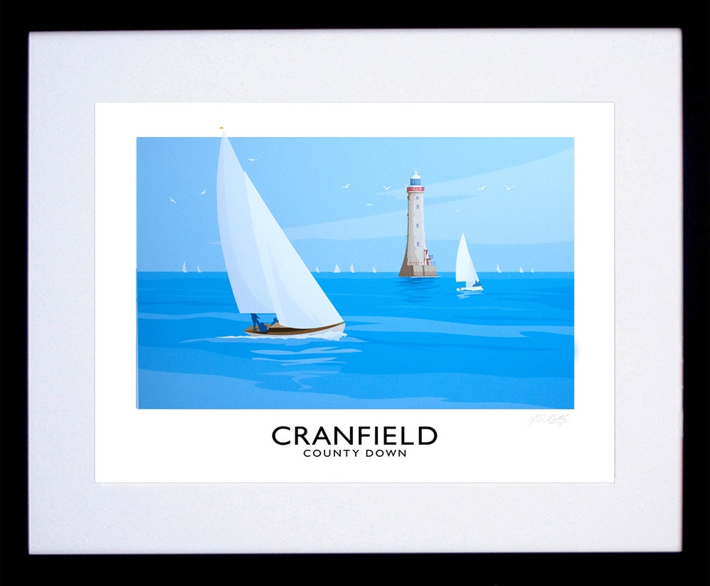 Co Down - Cranfield-40 x 30-Black Box Frame (With Mount)