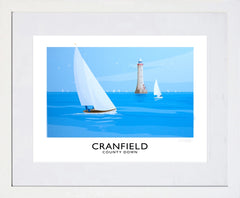 Co Down - Cranfield-40 x 30-White Box Frame (With Mount)