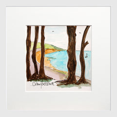 Crawfordsburn Small Flat White Frame