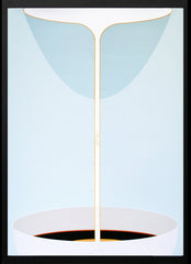 Cream Pour Black Frame