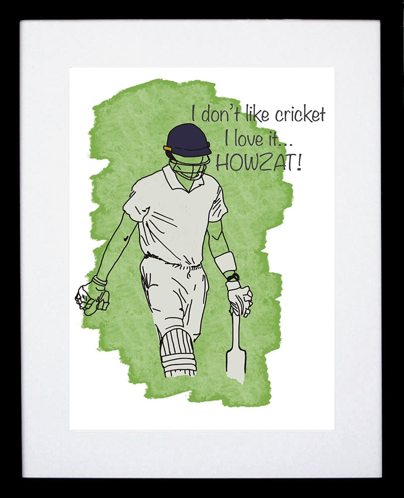 Cricketer Black Frame