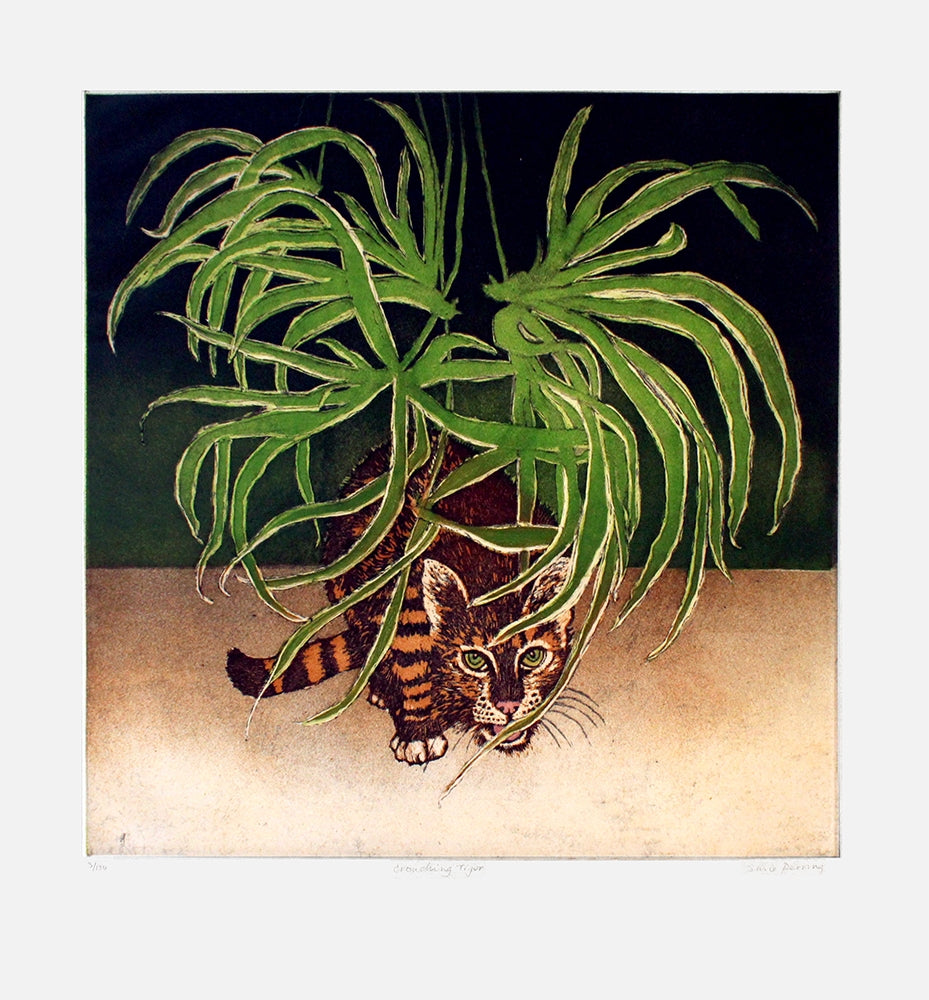 Crouching Tiger Unframed