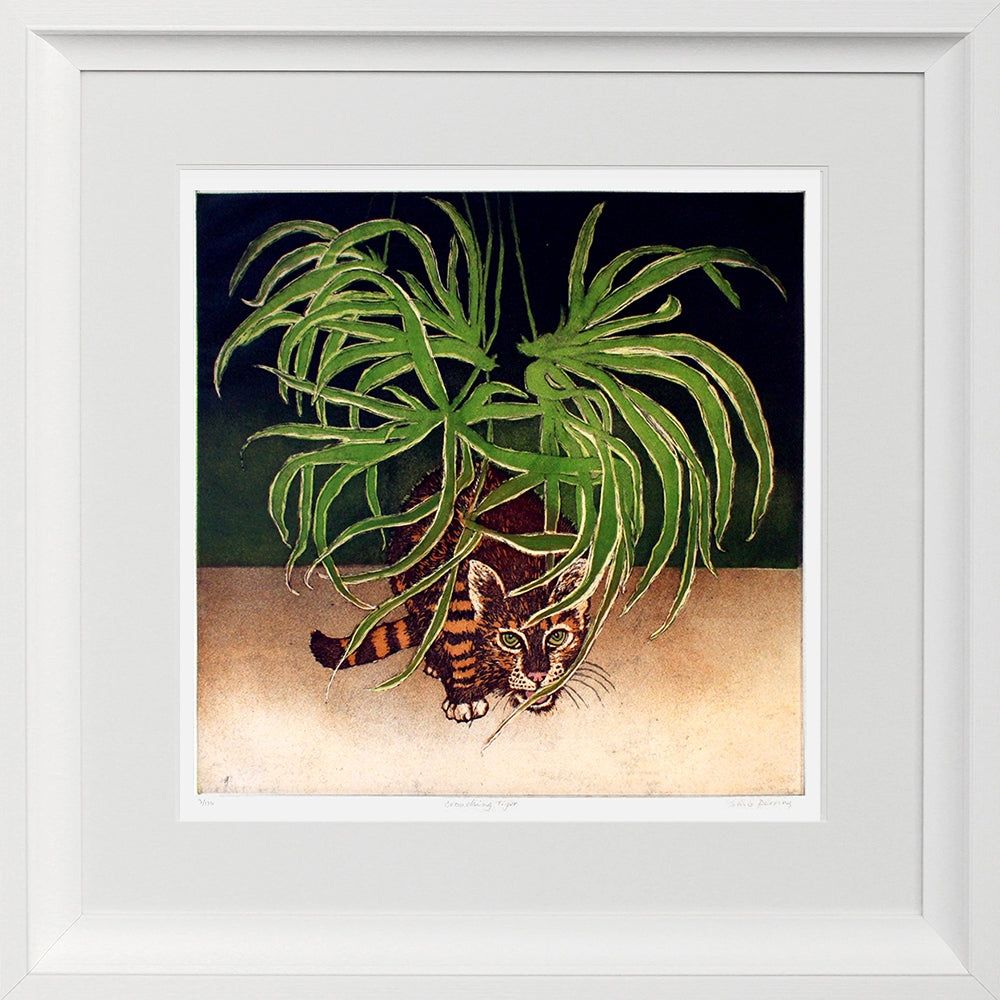 Crouching Tiger Chunky White Frame