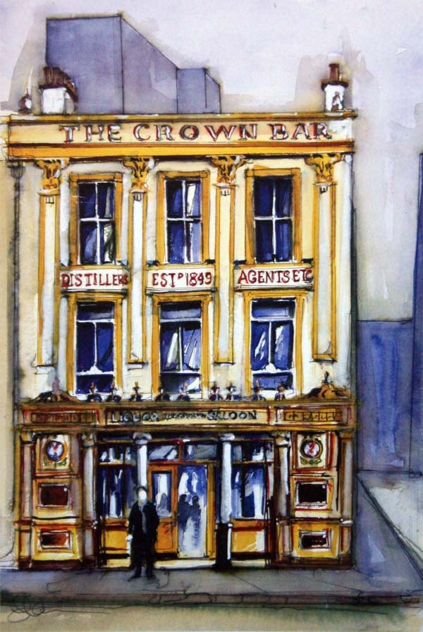 Print Belfast - The Crown Bar