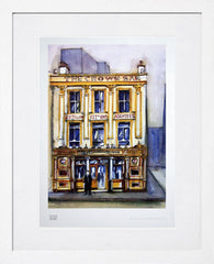 Print Belfast - The Crown Bar White Frame