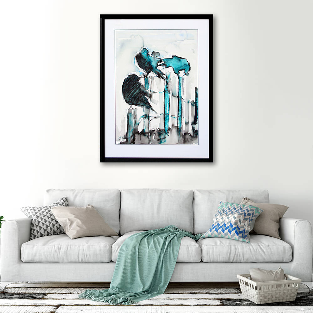 Original - Crows On Poles