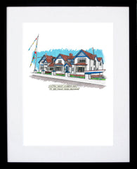 Pubs - Cultra Yacht Club Black frame