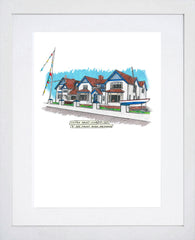 Pubs - Cultra Yacht Club White Frame
