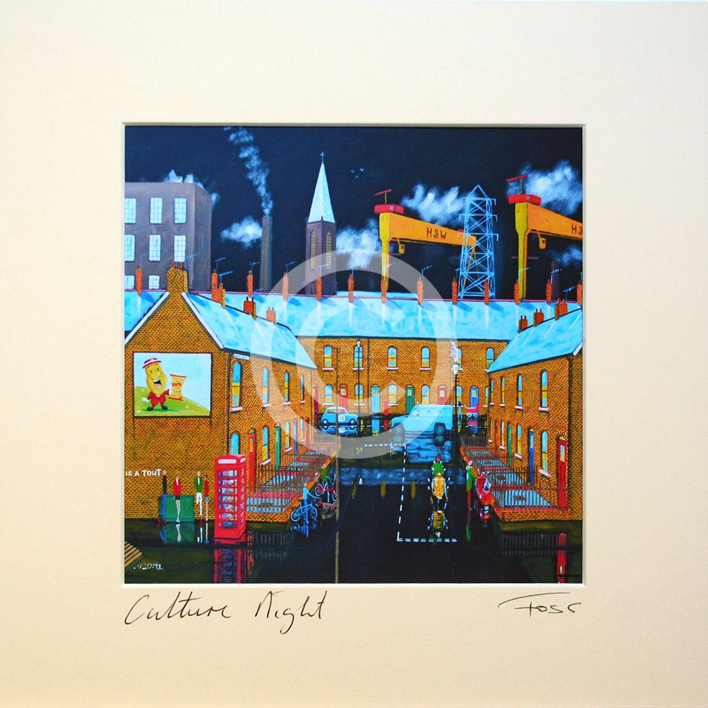 Print - Culture Night 15 x 15 Unframed