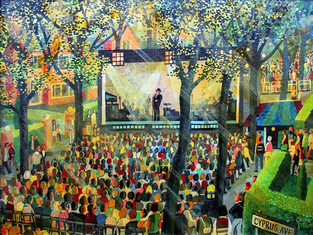 Print - Van Morrison At Cyprus Avenue