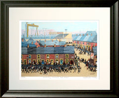 Print - Saturday Football East Belfast Black frame