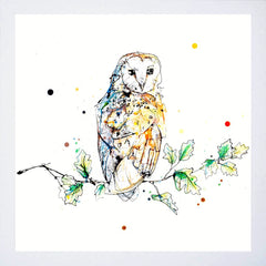 Print Open Edition Animals - Curio-30 x 30-White Box Frame (No Mount)