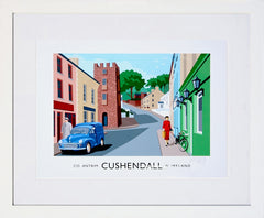 Co Antrim - Cushendall Frame Black 40x30 With Mount