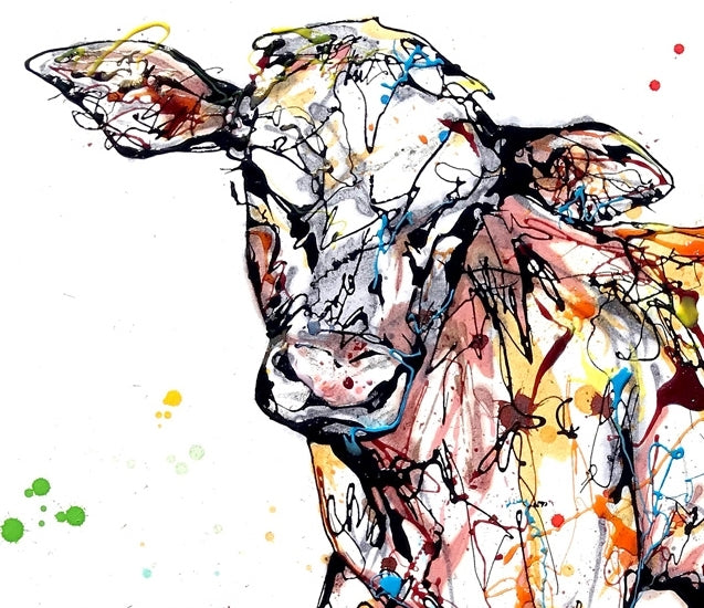 Print Ltd Edition Animals - Daisy and Dot