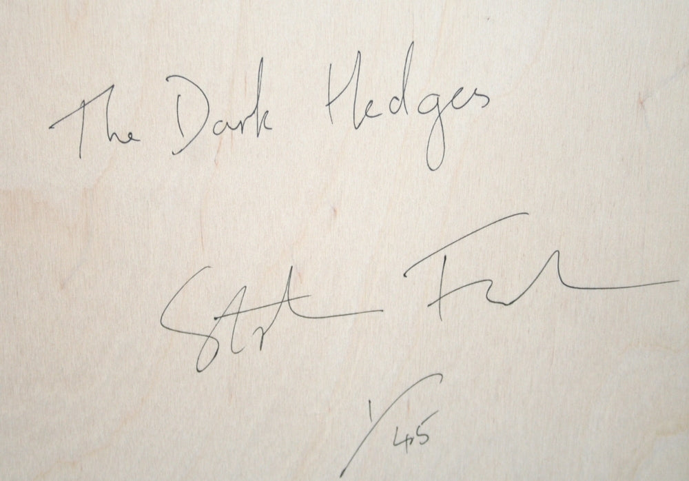 Sketchbook on Wood - The Dark Hedges