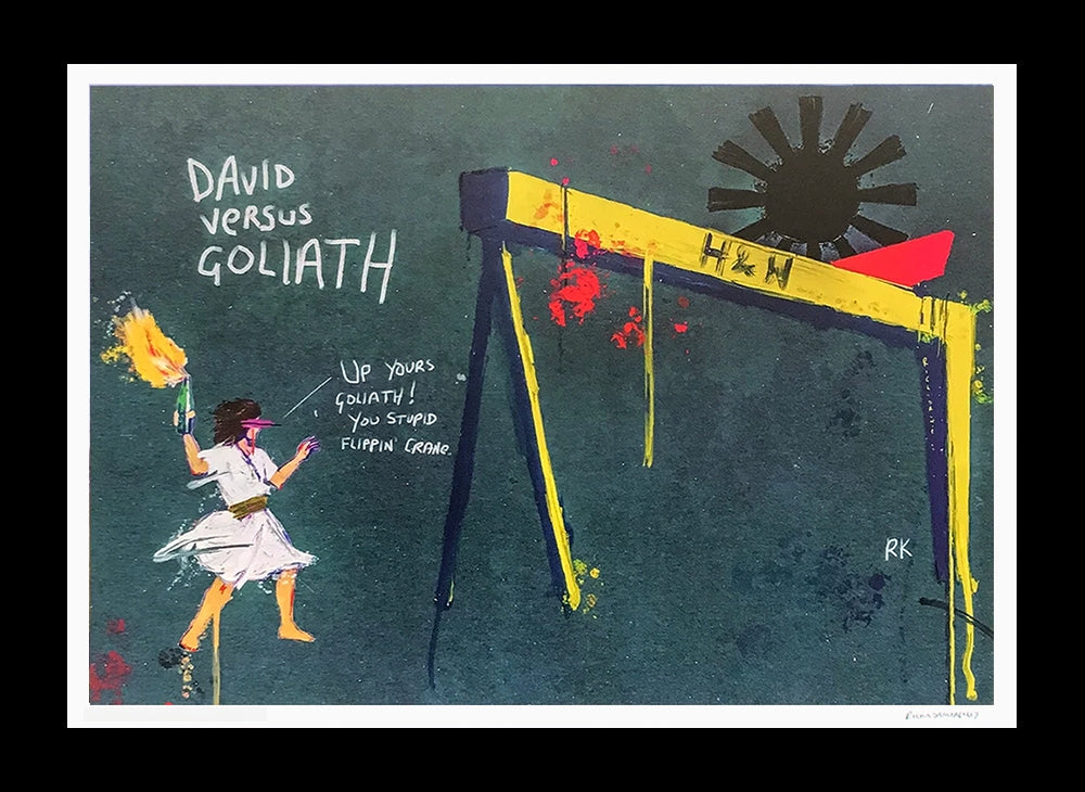 Dave vs Goliath - Flat Black Frame