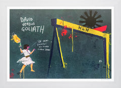Dave vs Goliath - Flat White Frame