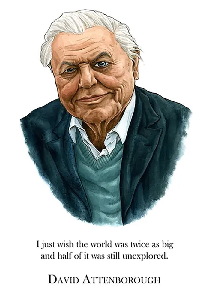 Other - David Attenborough Quote Unframed