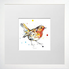 Print Open Edition Animals - Dawn-12 x 12-Small Flat White Frame