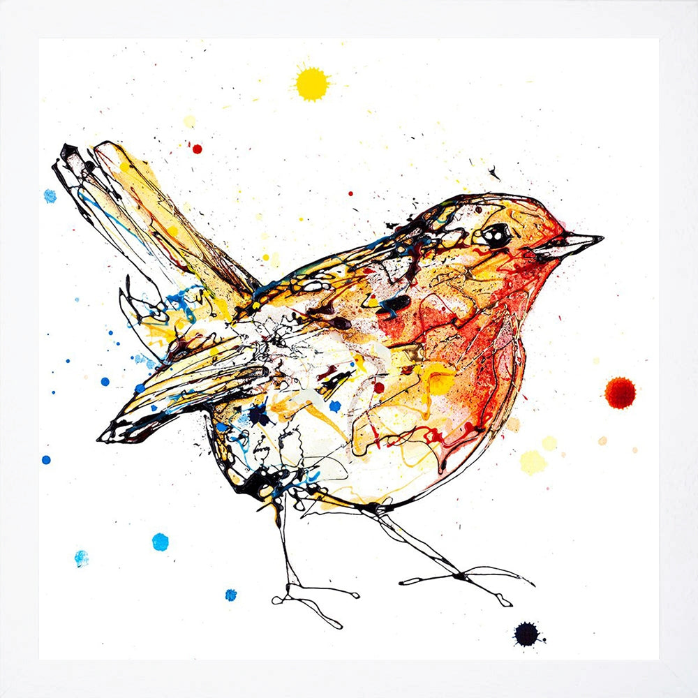 Print Open Edition Animals - Dawn-30 x 30-White Box Frame (No Mount)