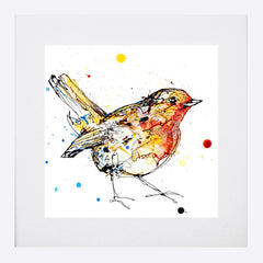 Print Open Edition Animals - Dawn-30 x 30-White Box Frame (With Mount)