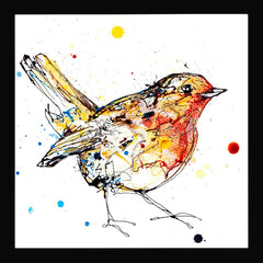 Print Open Edition Animals - Dawn-30 x 30-Black Box Frame (No Mount)