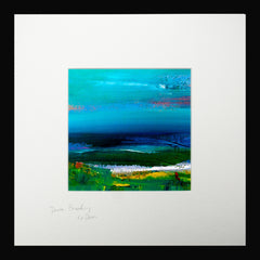 Print - Dawn Breaking, Co Down Black Frame