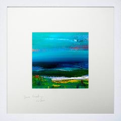 Print - Dawn Breaking, Co Down White Frame