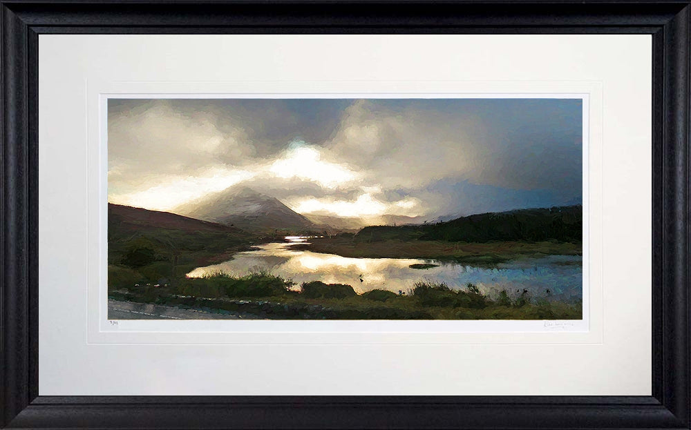 Co Donegal - Dawn's Early Light - Black Scoop Frame