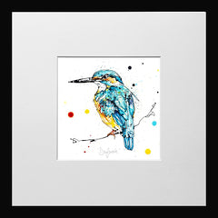 Print Open Edition Animals - Daybreak-12 x 12-Small Flat Black Frame