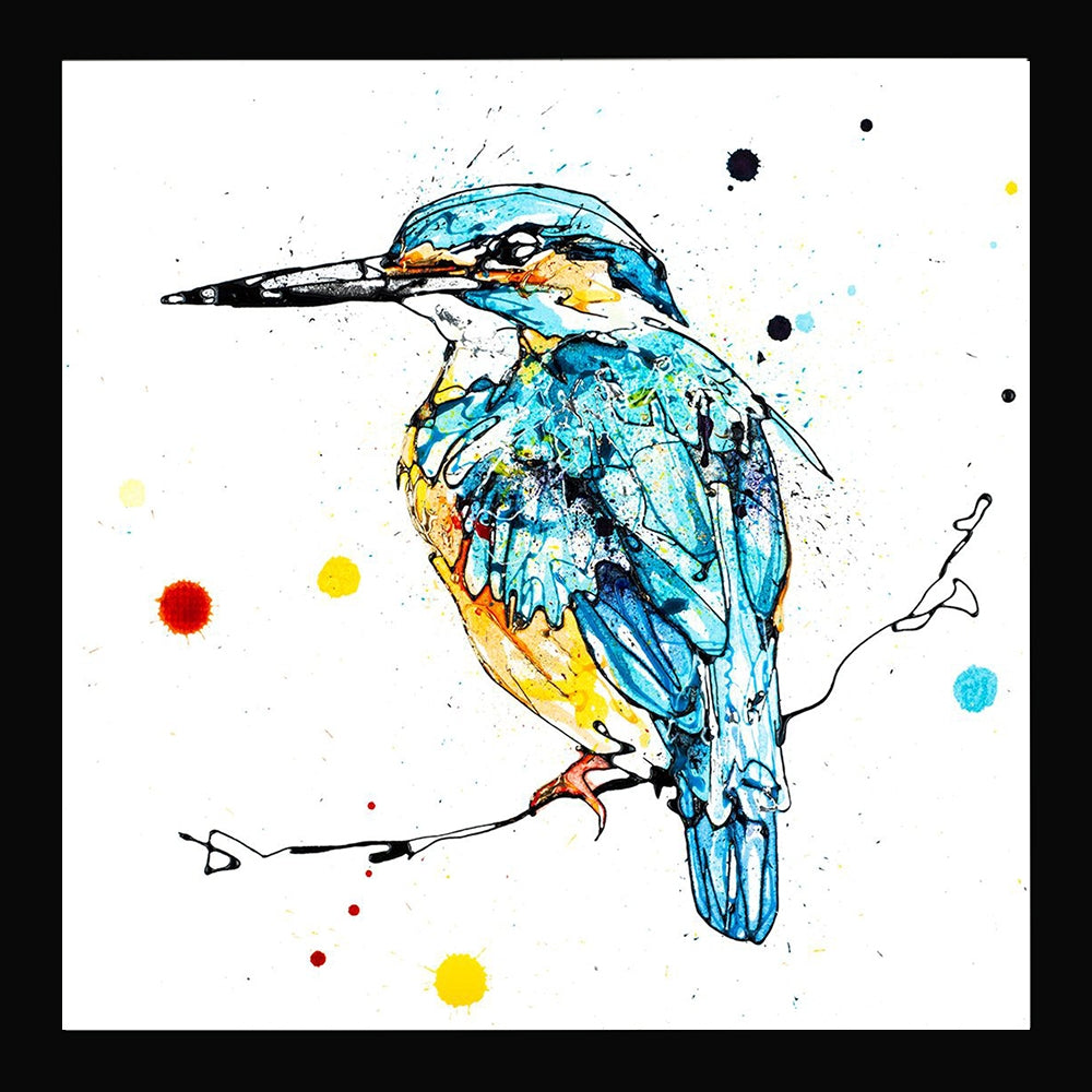 Print Open Edition Animals - Daybreak-30 x 30-Black Box Frame (No Mount)