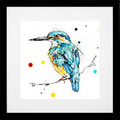 Print Open Edition Animals - Daybreak-30 x 30-Black Box Frame (With Mount)