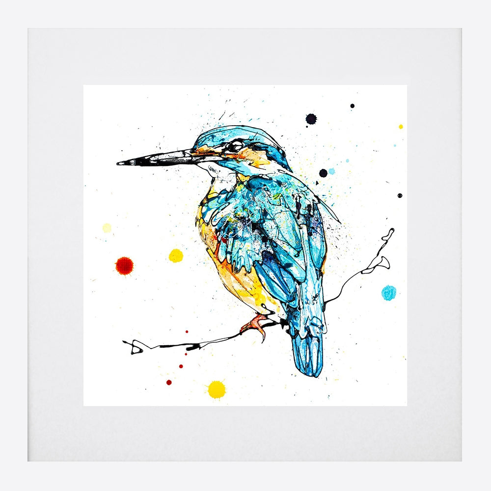 Print Open Edition Animals - Daybreak-30 x 30-White Box Frame (With Mount)