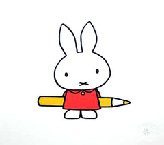 Miffy With A Pencil