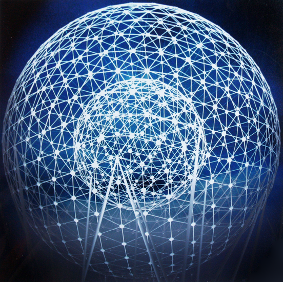 Rise Sculpture In Blue