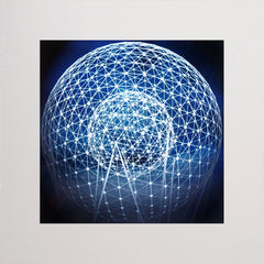 Rise Sculpture (Blue) Unframed