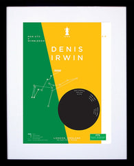 Man Utd - Denis Irwin vs Wimbledon 1994 30x42 with mount