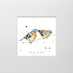 Print Open Edition Animals - Did You See That? -12 x 12-Unframed